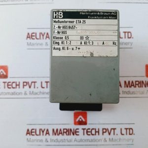 Hartmann & Braun Eta 25 Measuring Transducer