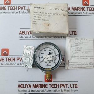 Marsh 0-300 Psi Pressure Gage