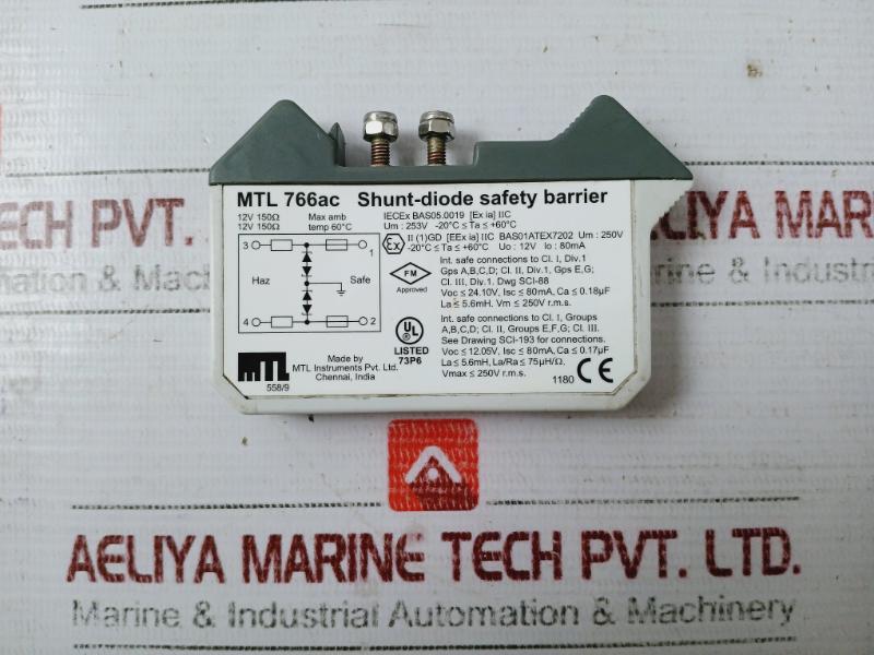 Measurement Technology Mtl 766ac Shunt-diode Safety Barrier 250v - Image 3