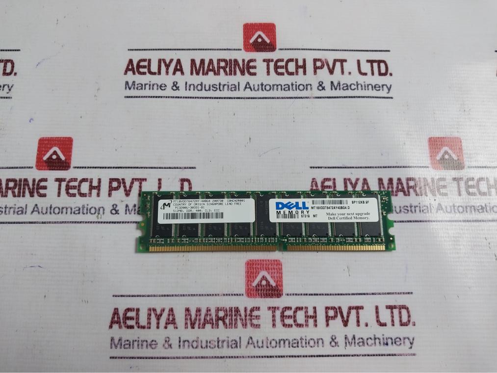 Micron Mt18Vddt6472Ay-40Bg4 Dual Rank Memory Module