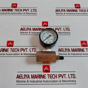 Miljoco Ashcroft P2008l04atg Pressure Gauge 0-60 Psi