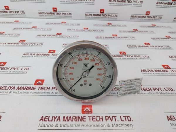 Nuova Fima En837-1 Pressure Gauge 0-400 Bar