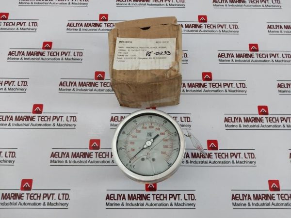 Nuova Fima Shimmer En837-1 Pressure Gauge 5500 Psi