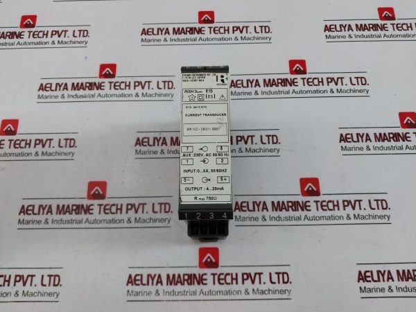 Rishabh Rish Ducer E15-3a13 E70 Current Transducer 230v