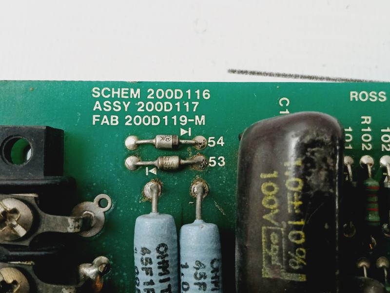 Ross Hill Controls 200d117 Dc Regulator Circuit Board - Image 4