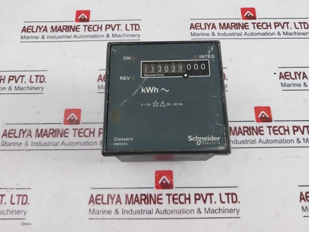 Schneider Electric Conzerv Dm5240 Counter Type Display Energy Meter