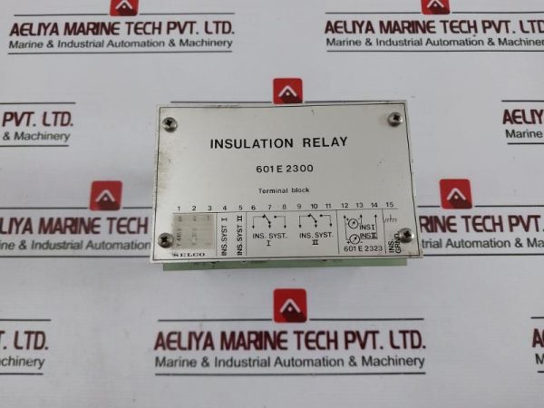 Selco 601E 2300 Insulation Monitoring Relay Terminal Block 440V