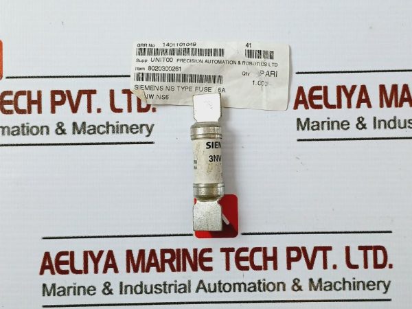 Siemens 3nw Ns6 Ns Type Fuse 415v