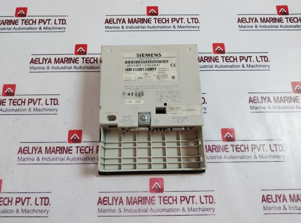 Siemens 6av3 607-1jc20-0ax1 Operator Panel - Image 4
