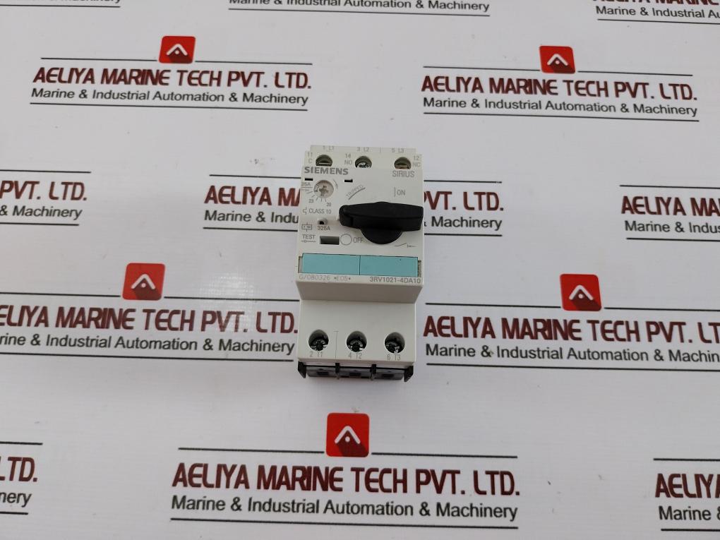 Siemens Sirius 3Rv1021-4Da10 Circuit Breaker 600V