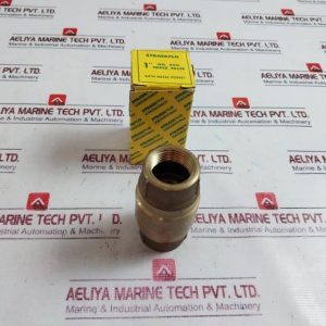 Strataflo 400 Check Valve W Fpt-spring Loaded Brass Body-s Steel Seat