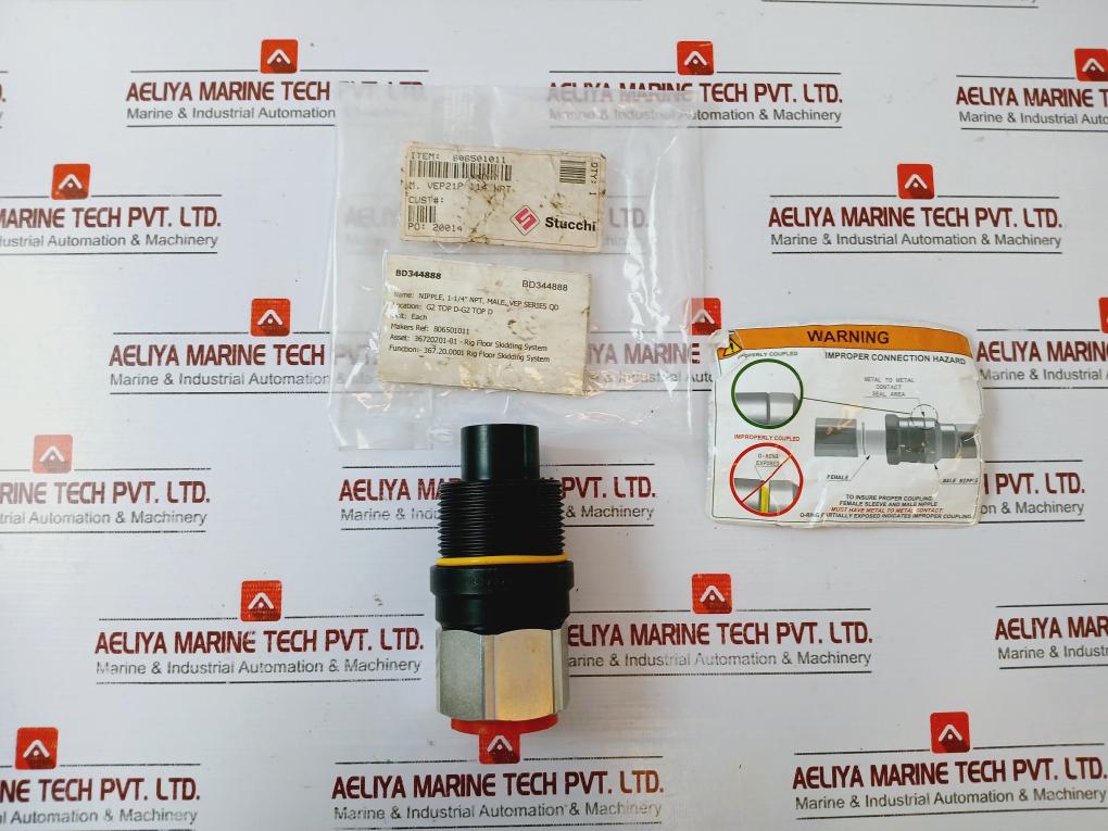 Stucchi M-vep21p Nipple Male Vep Series Qd