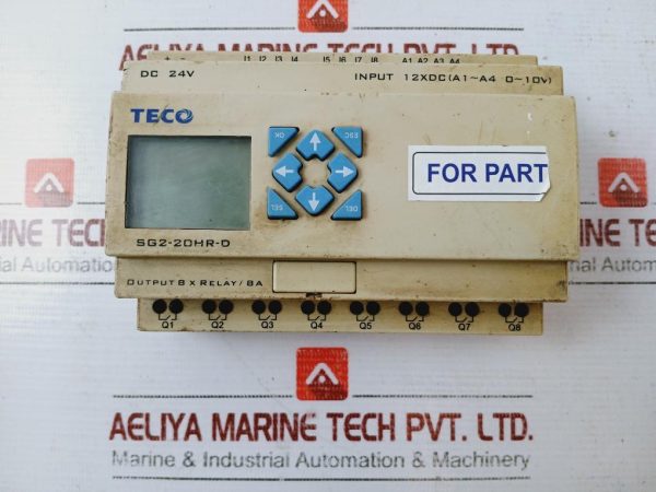 Teco Electric Sg2-20Hr-d Programmable Logic Controller 24V