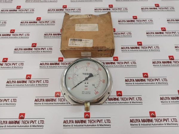 Tess 0-16 Bar Pressure Gauge 0-240 Psi