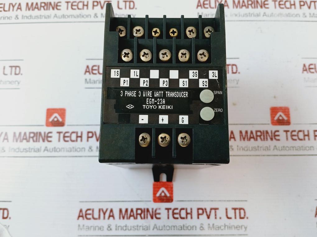 Toyo Keiki Egm-23A 3 Phase 3 Wire Watt Transducer