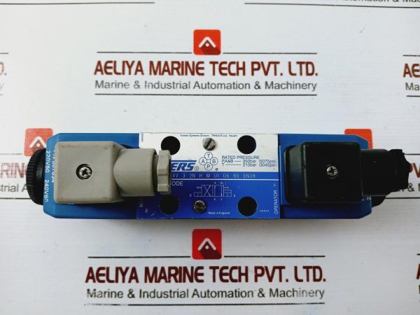 Vickers Dg4V 3 2N H M U1 D6 60 En38 Directional Control Valve 240V