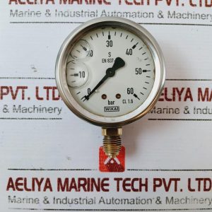 Wika 0-60 Bar Analog Pressure Gauge