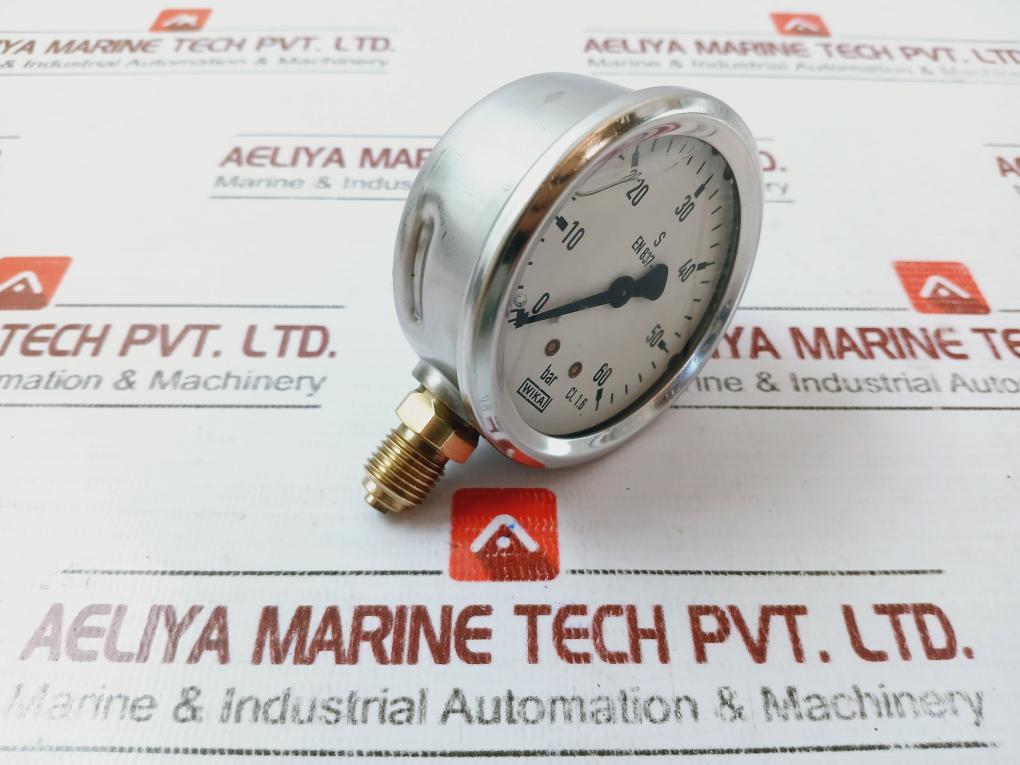Wika 0-60 Bar Pressure Gauge - Image 3