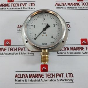 Wika En 837-1 Pressure Gauge 4 Bar