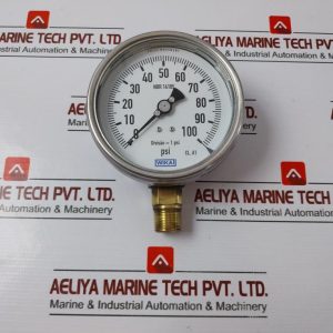 Wika Nbr 14105 Pressure Gauge 0-100 Psi