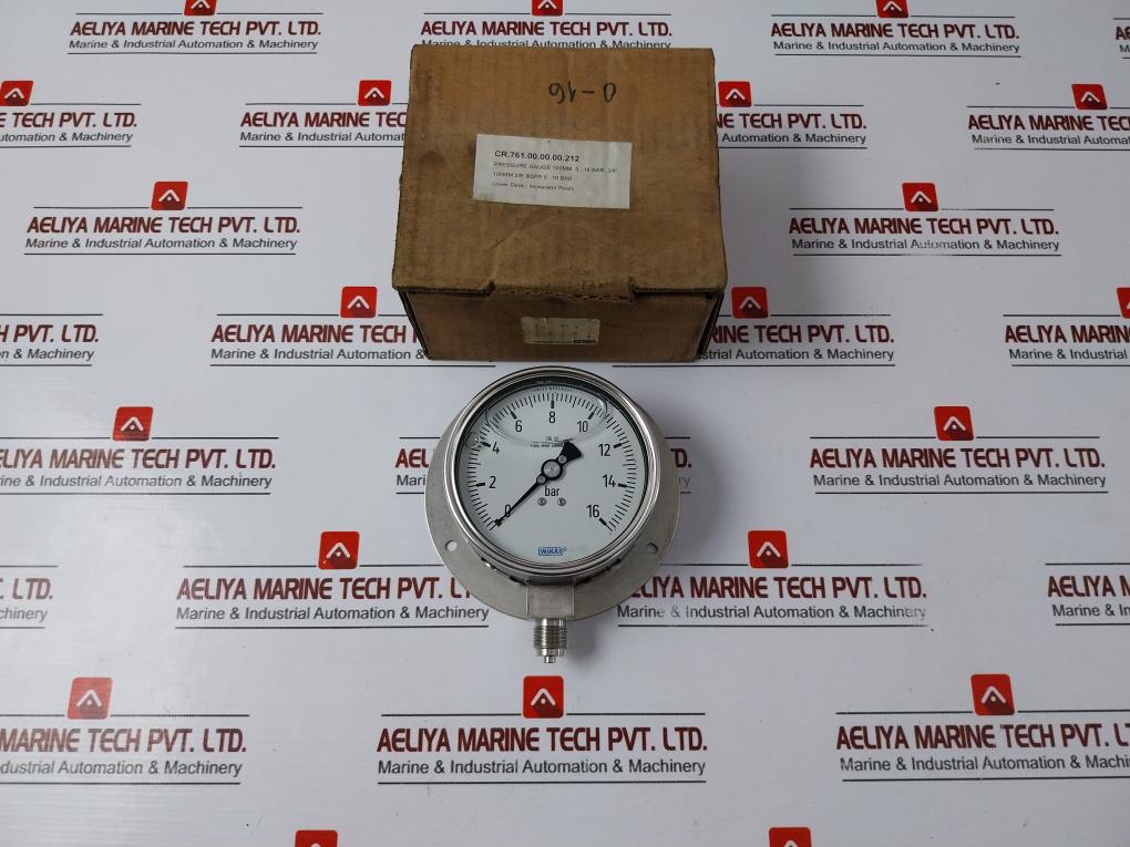 Wika Pressure Gauge 0 To 16 Bar