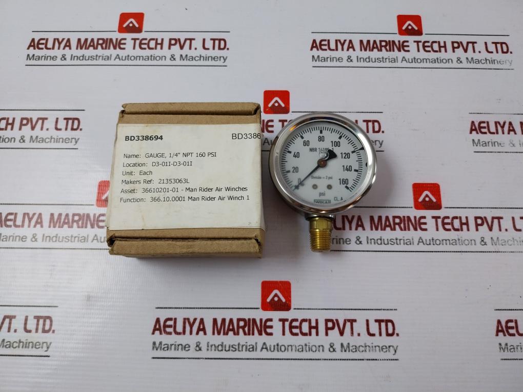 Wika Shimmer 213.53.063 Pressure Gauge