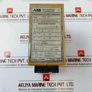 Abb Tra 267 Measuring Transducer 110v