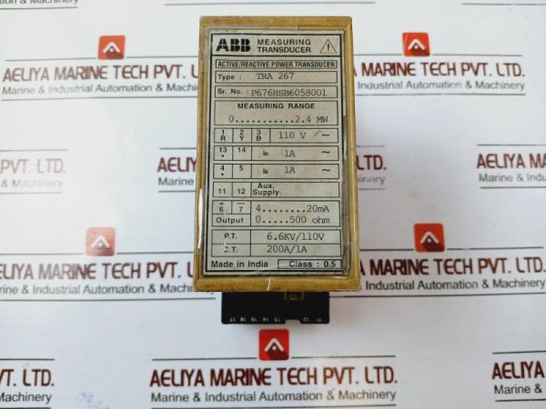 Abb Tra 267 Measuring Transducer 110v