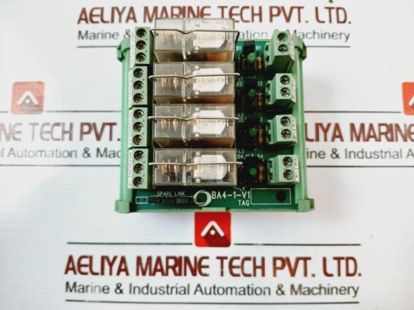 Basic Automation Phoenix Contact Ba4-1-v1 Channel Relay Module