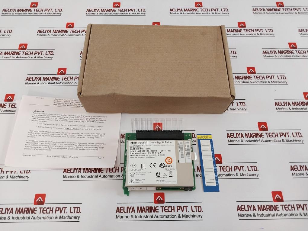 Honeywell 900b16-0202 Analog Output Module 94v