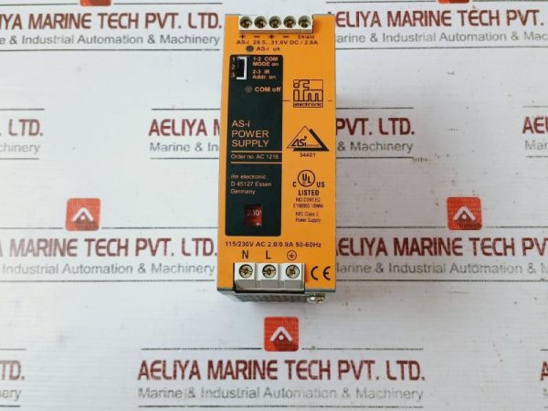 Ifm Electronic Ac 1216 As-i Power Supply 240v