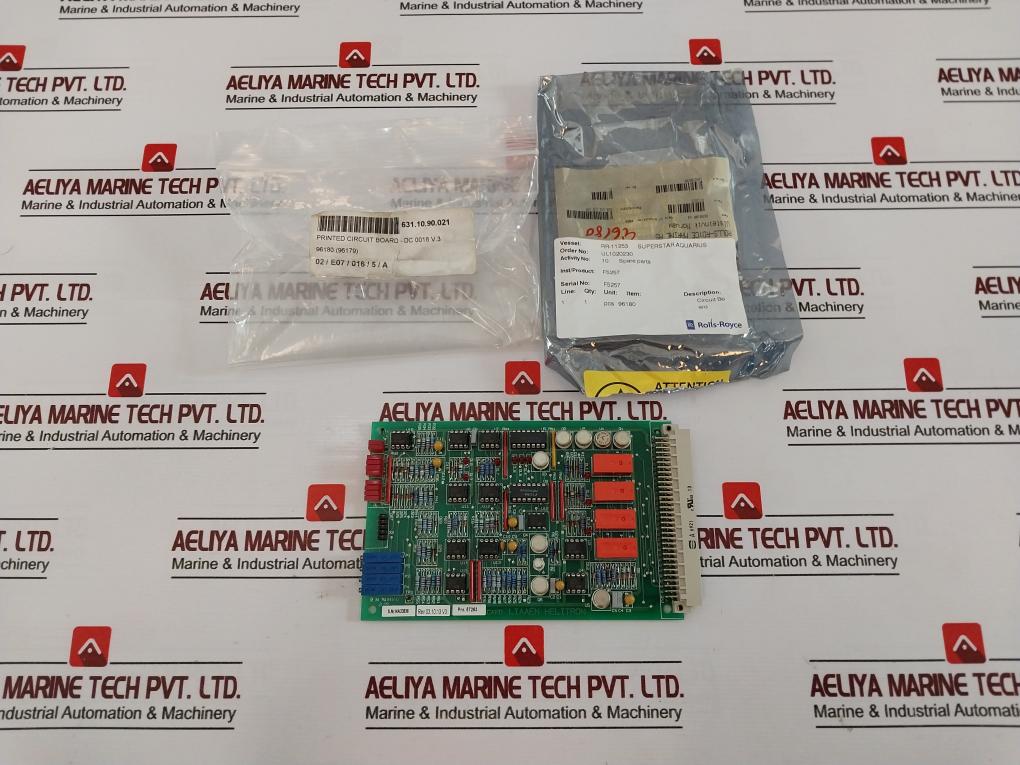 Liaaen Helitron Rolls-royce Dc0018a Printed Circuit Board 94v
