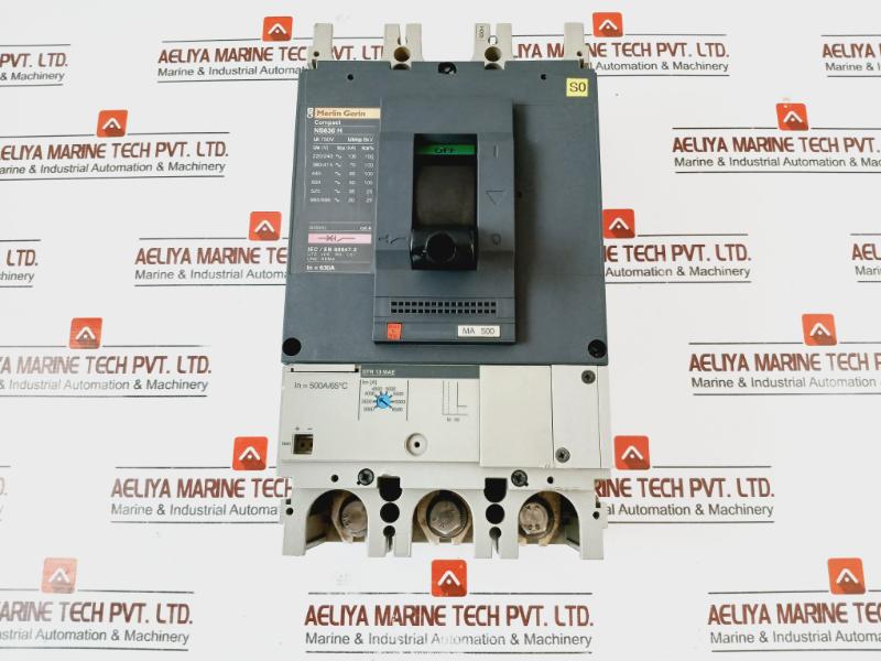 Merlin Gerin Schneider Electric Ns630 H Circuit Breaker 500v