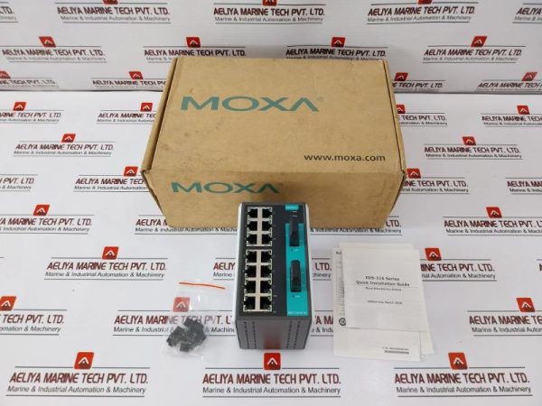 Moxa Eds-316-ss-sc-t Etherdevice Switch 48v