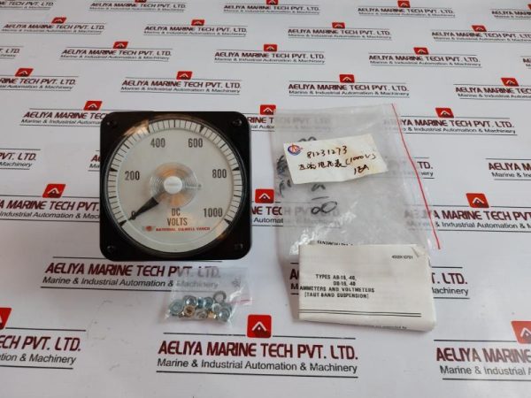 National Oilwell Varco Yokogawa 0-1000 Dc Volts Analog MeterNational Oilwell Varco