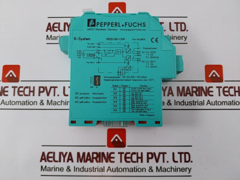 Pepperl+fuchs K-system Kfd2-gs-1.2w Current Input Trip Module 250v - Image 4