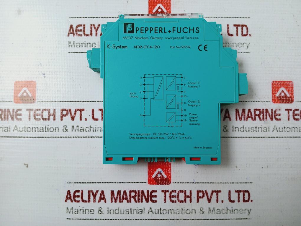 Pepperl+fuchs K-system Kfd2-stc4-1.2o Safety Barrier Power Supply - Image 4