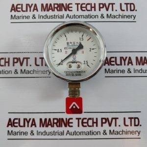 Richu 0-2.5 Mpa Oxygen Pressure Gauge