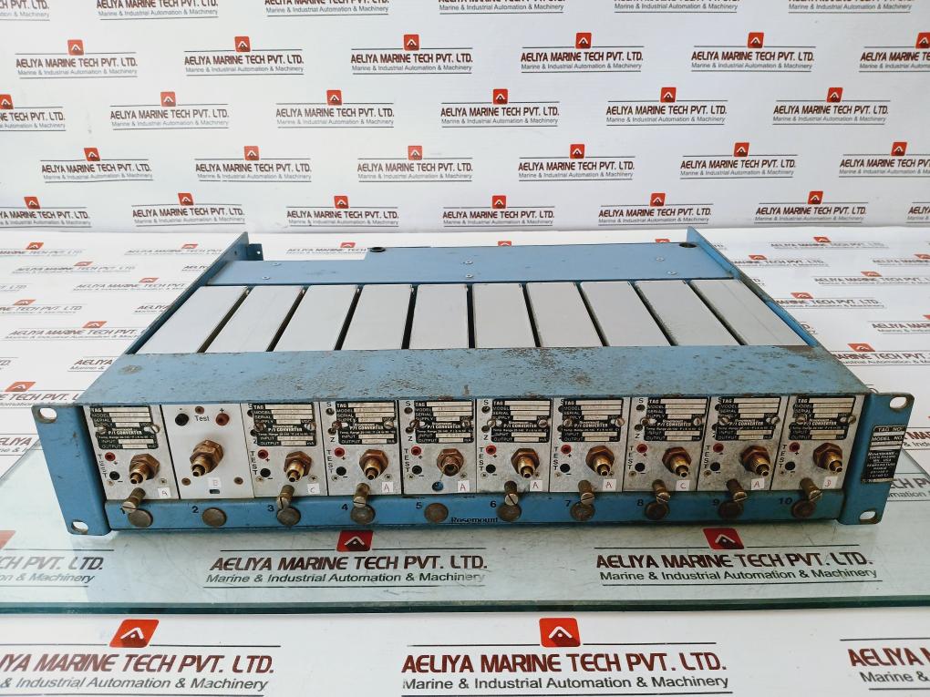 Rosemount 1133c6e2n Time Distribution Rack 4-20ma
