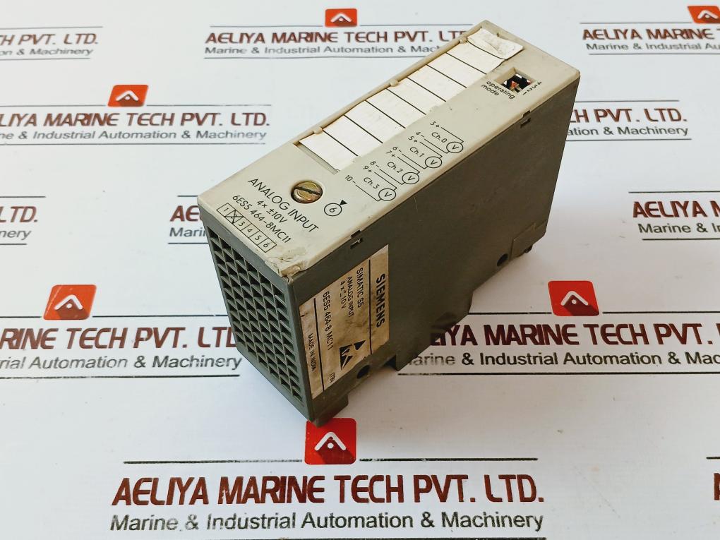 Siemens 6es5 464-8mc11 Analog Input Module 10v - Image 3