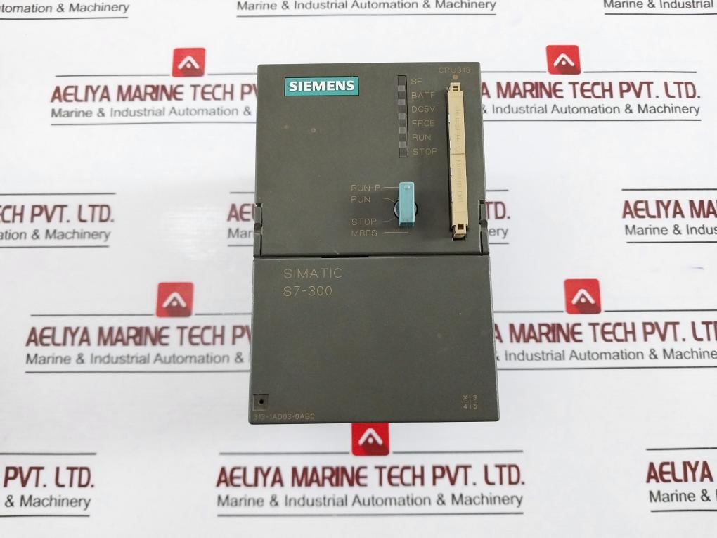 Siemens 6es7 313-1ad03-0ab0 Processor Module 24v