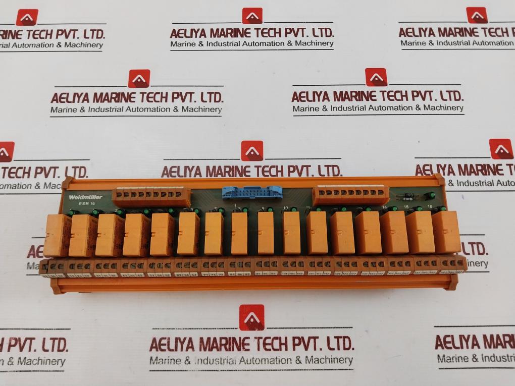 Weidmuller Rsm 16r 24vdc Fb20 Gem+ Relay Module