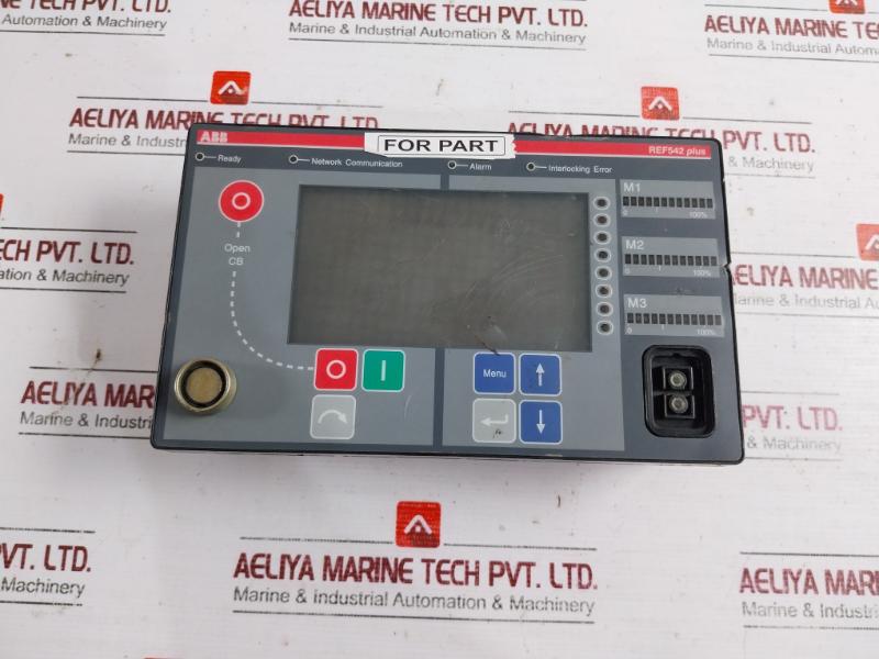 Abb Ref542 Plus Terminal Display Screen Panel