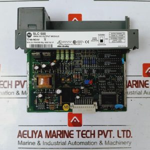 Allen-bradley Slc 500 1746-no4v Analog Output Module 24v