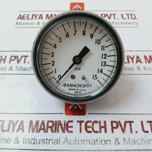Ashcroft 586-02 Pressure Gauge 0-15 Psi