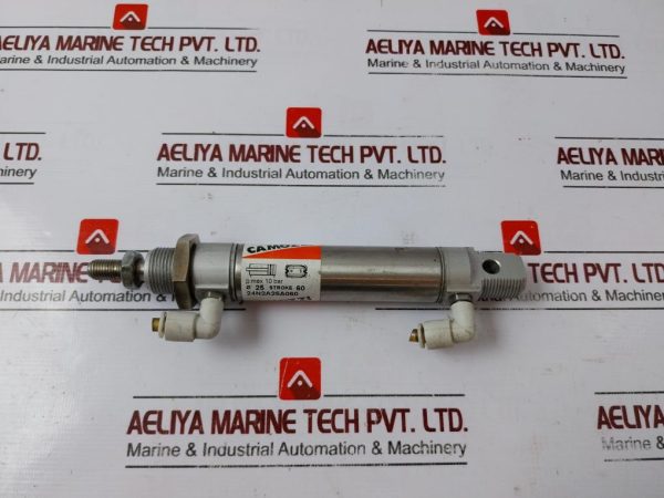 Camozzi 24n2a25a060 Double Acting Magnetic Pneumatic Mini Cylinder 10 Bar