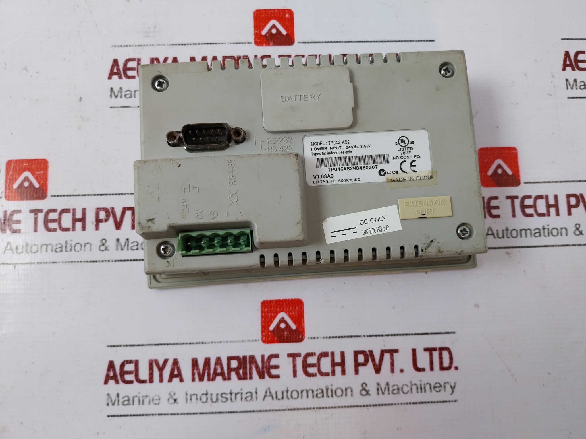 Delta Tp04g-as2 Text Panel Hmi 24v - Image 4