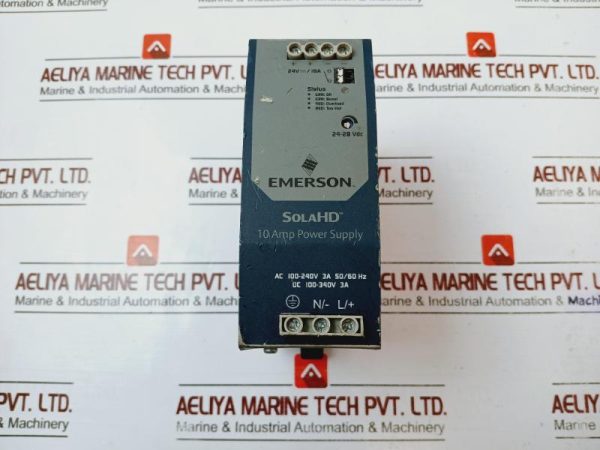 Emerson Solahd Sdn 10-24-100d Amp Power Supply 340v