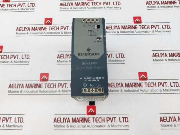 Emerson Solahd Sdn 10-24-100d Amp Power Supply 340v