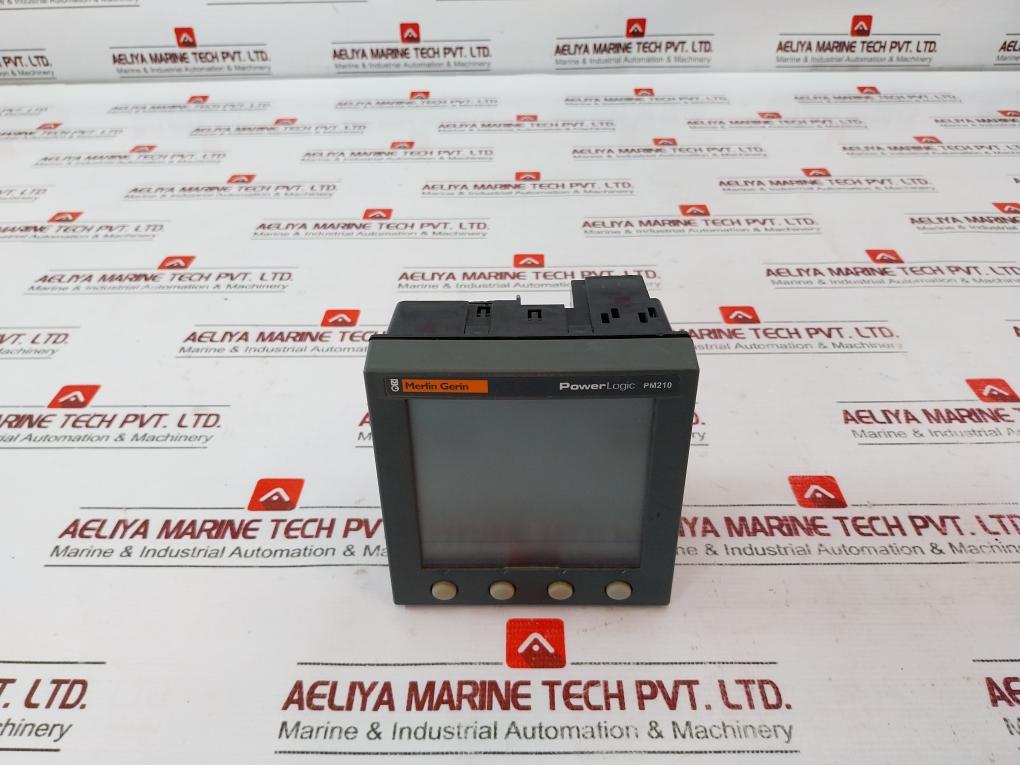 Merlin Gerin Schneider Electric Pm210mg Power Logic Meter 480v